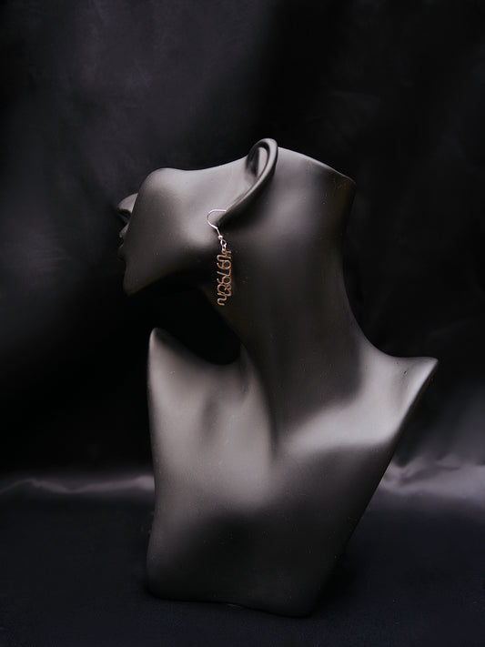 “Firiyo” Name Drop Earring